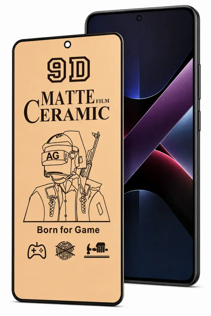 Poco X7 Pro Uyumlu Ekran Koruyucu 9D Mat Seramik Nano