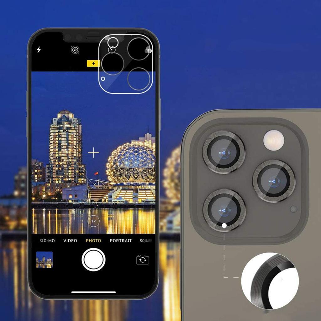 Apple iPhone 12 Pro Mercek Lens Kamera Koruyucu GRİ Apple iPhone 12 Pro Mercek Lens Kamera Koruyucu GRİ