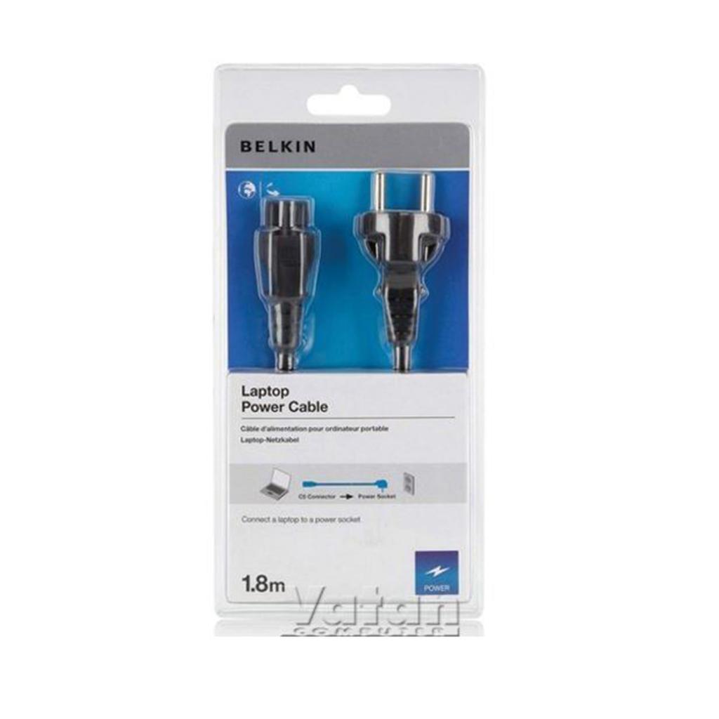 Belkin Notebook Laptop Adaptör Şarj Yonca Power Kablosu 1.8m Belkin Notebook Laptop Adaptör Şarj Yonca Power Kablosu 1.8m