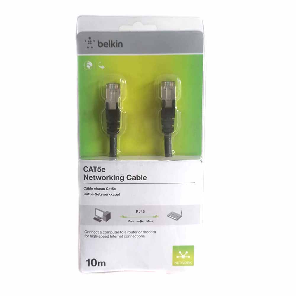 Belkin Cat5e RJ45 Network Ethernet Ağ Kablo 10 Metre Belkin Cat5e RJ45 Network Ethernet Ağ Kablo 10 Metre