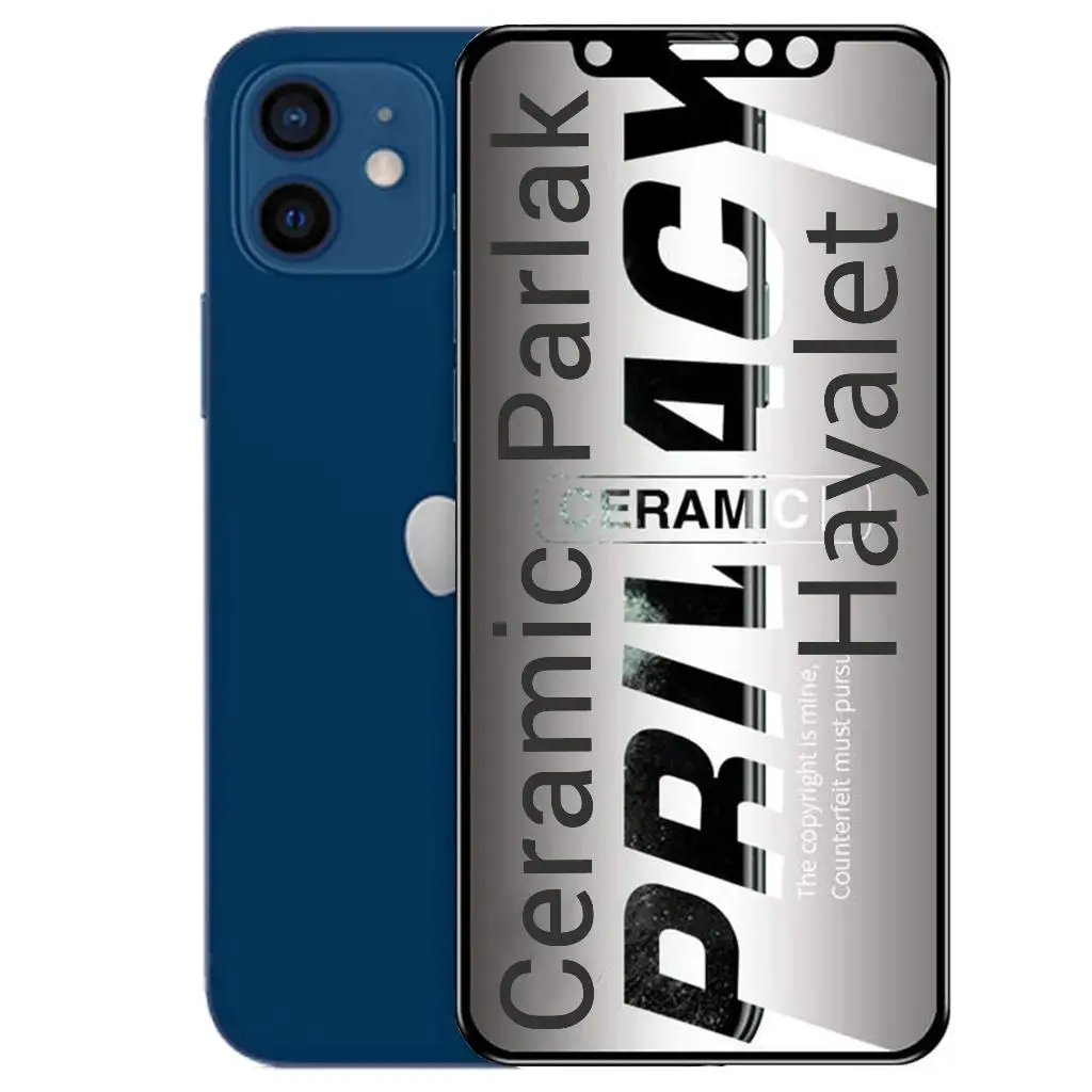 iPhone 12 Mini Hayalet Ekran Koruyucu Parlak Seramik