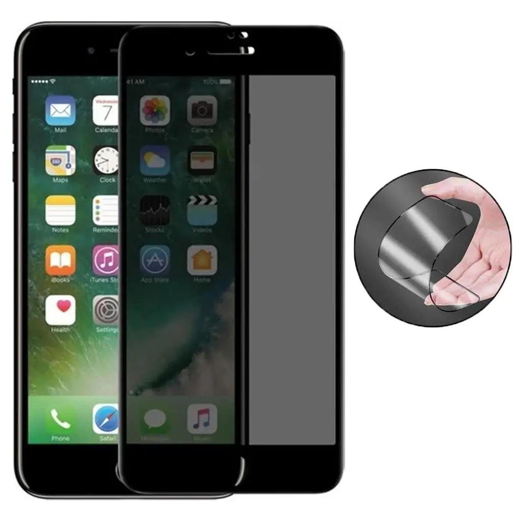 İphone 7 Plus Hayalet Seramik Ekran Koruyucu Tam Kaplayan Gizli