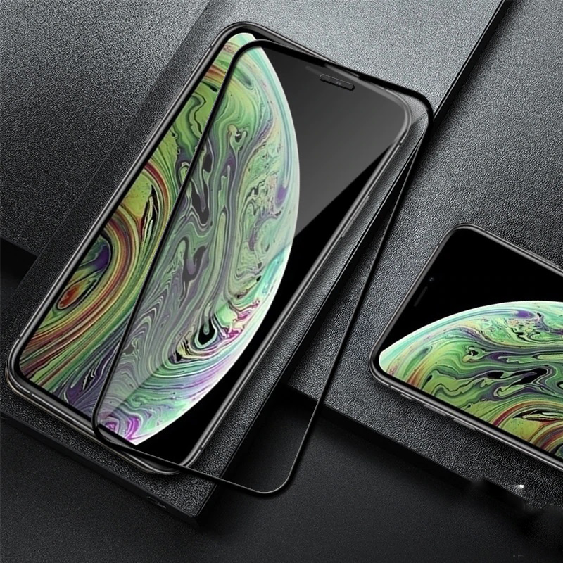 iPhone XR Ekran Koruyucu 9D Tam Kaplayan Kavisli iPhone XR Ekran Koruyucu 9D Tam Kaplayan Kavisli