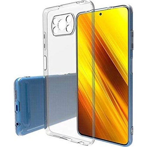 Poco X3 NFC Kılıf Şeffaf Silikon Kamera Korumalı 3D Poco X3 NFC Kılıf Şeffaf Silikon Kamera Korumalı 3D