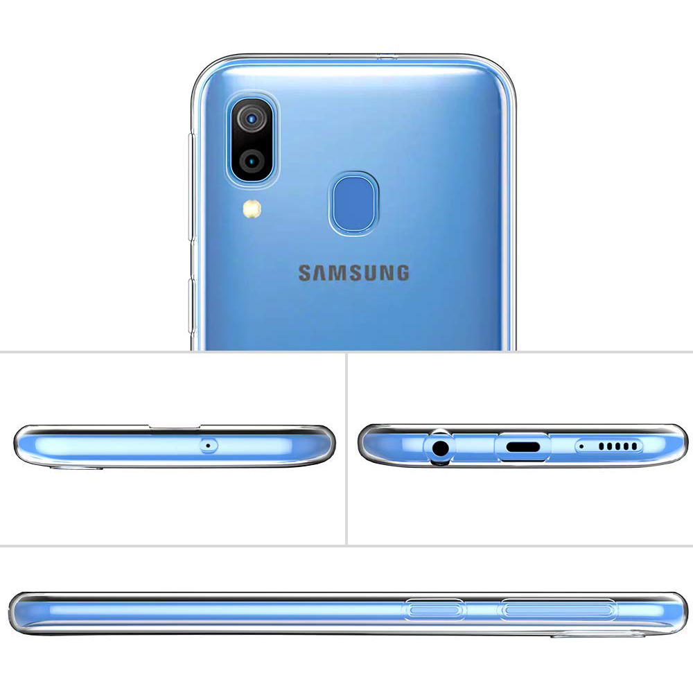 Samsung A30 Kılıf Şeffaf Silikon Kamera Korumalı 3D Samsung A30 Kılıf Şeffaf Silikon Kamera Korumalı 3D