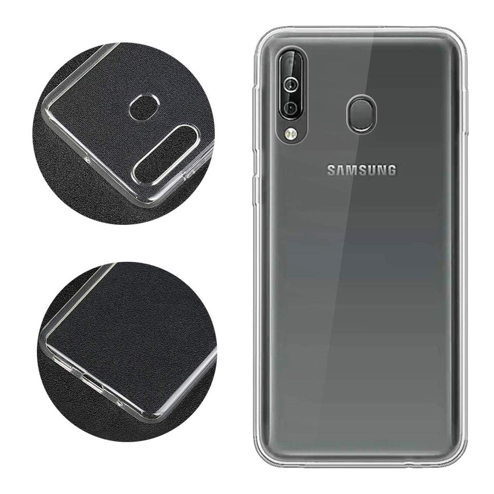 Samsung A40S Kılıf Şeffaf Silikon Kamera Korumalı 0,30 mm Samsung A40S Kılıf Şeffaf Silikon Kamera Korumalı 0,30 mm