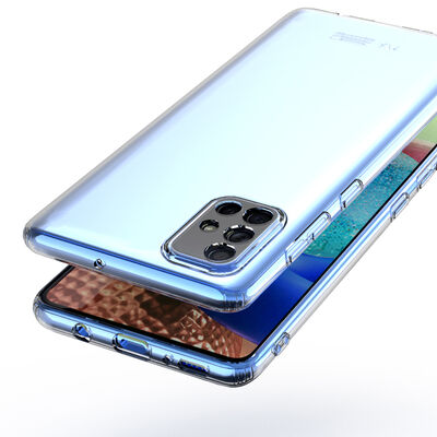 Samsung A71 Kılıf Şeffaf Silikon Kamera Korumalı 3D Samsung A71 Kılıf Şeffaf Silikon Kamera Korumalı 3D