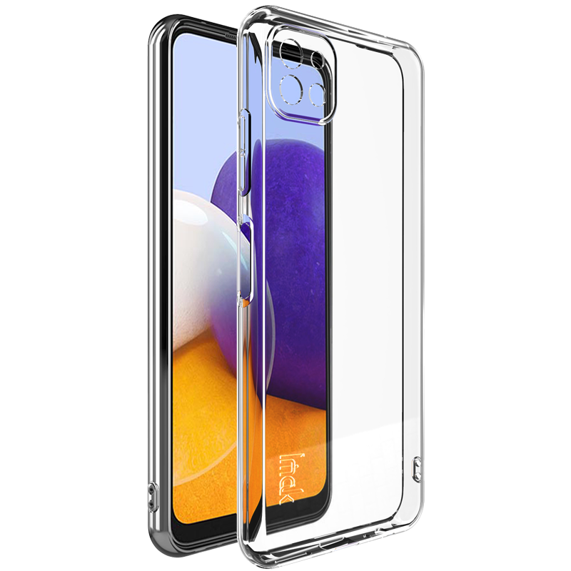 Samsung Galaxy A22 4G Kılıf Şeffaf Silikon Kamera Korumalı 3D Samsung Galaxy A22 4G Kılıf Şeffaf Silikon Kamera Korumalı 3D