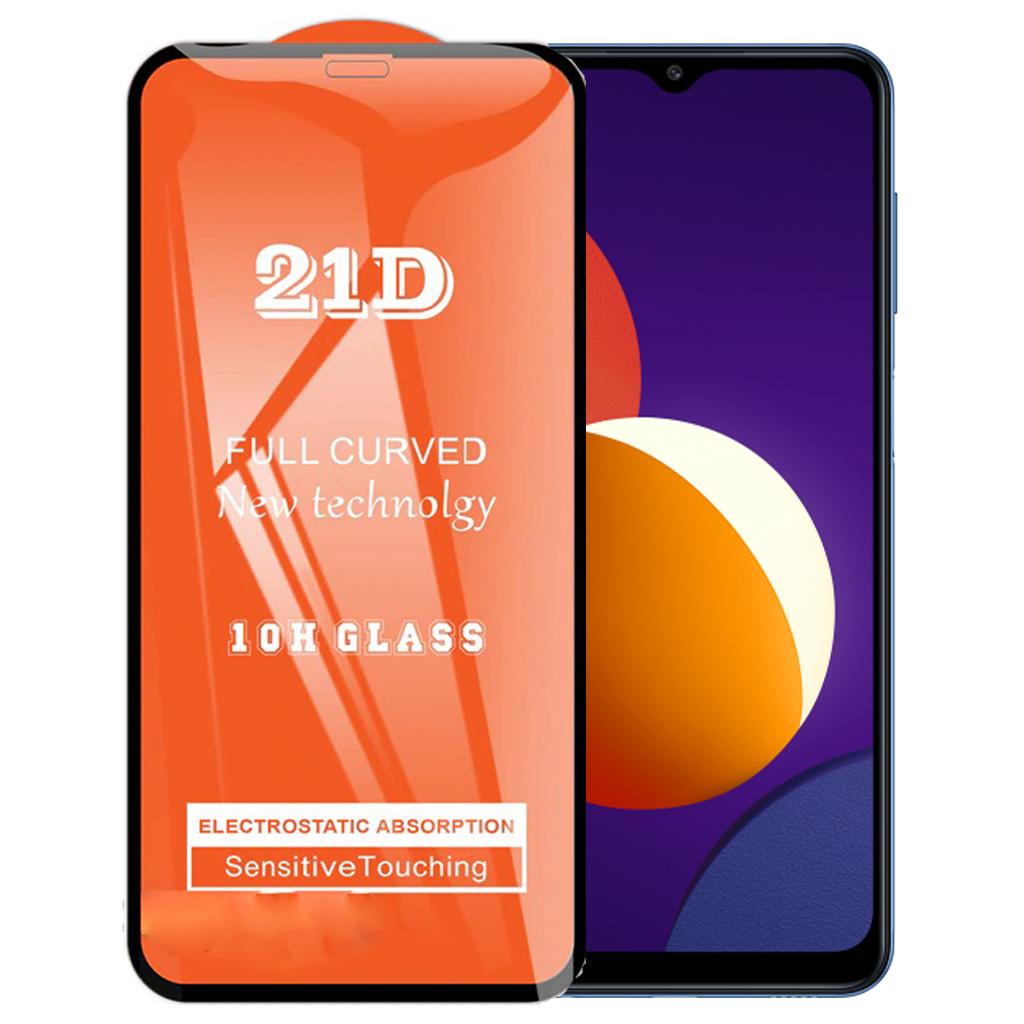 Samsung M12 Ekran Koruyucu 21D Tam Kaplayan Kavisli Samsung M12 Ekran Koruyucu 21D Tam Kaplayan Kavisli