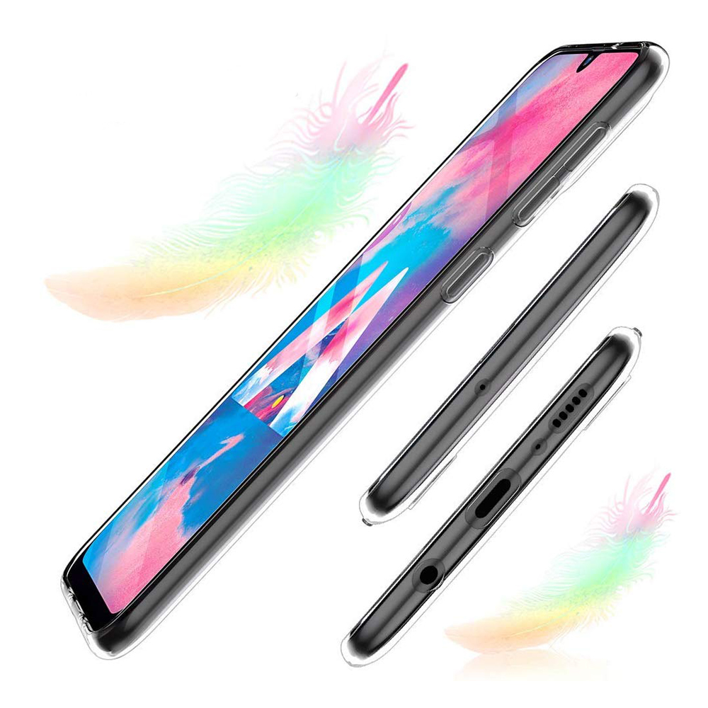Samsung M30 Kılıf Şeffaf Silikon Kamera Korumalı 0,30 mm Samsung M30 Kılıf Şeffaf Silikon Kamera Korumalı 0,30 mm