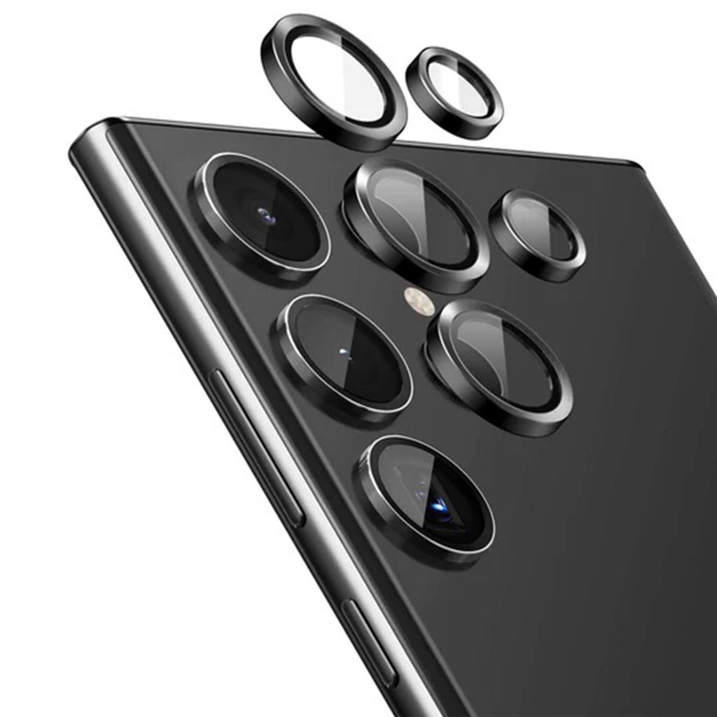 Samsung Galaxy S23 Ultra Kamera Koruyucu Black Samsung Galaxy S23 Ultra Kamera Koruyucu Black