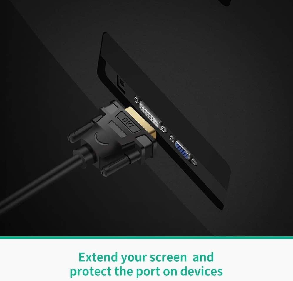 Ugreen 20118 DVI To HDMI Dönüştürücü Görüntü Aktarma Kablosu Ugreen 20118 DVI To HDMI Dönüştürücü Görüntü Aktarma Kablosu