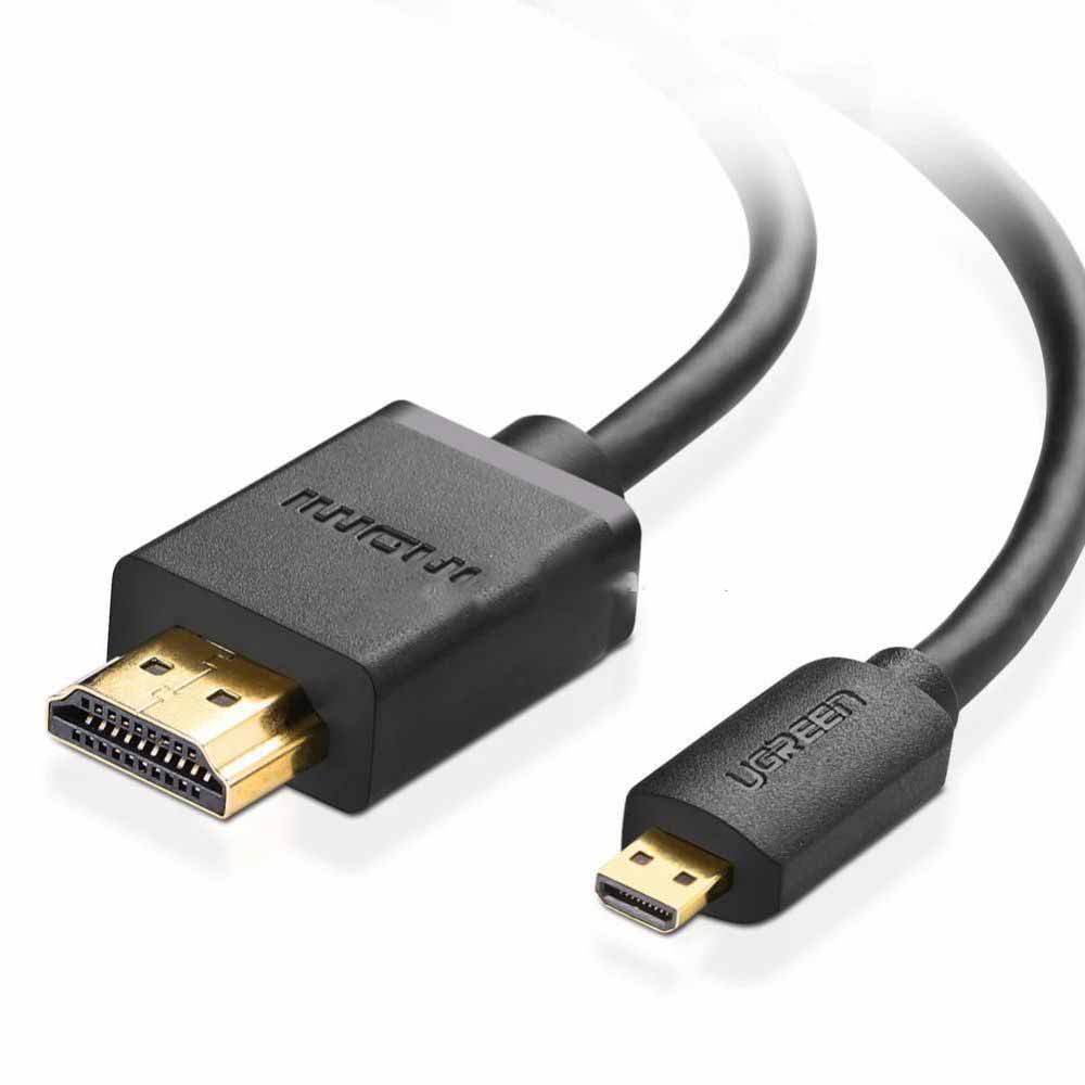 Ugreen 40507 Micro HDMI To HDMI Görüntü Aktarım Kablosu 2M Ugreen 40507 Micro HDMI To HDMI Görüntü Aktarım Kablosu 2M