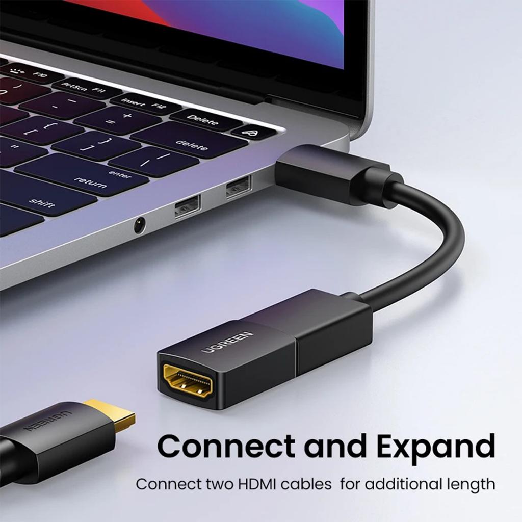Ugreen Hdmi Kuplör 4K Adaptör Dişi Dişi Konnektör 3D 4K 1080P Ugreen Hdmi Kuplör 4K Adaptör Dişi Dişi Konnektör 3D 4K 1080P