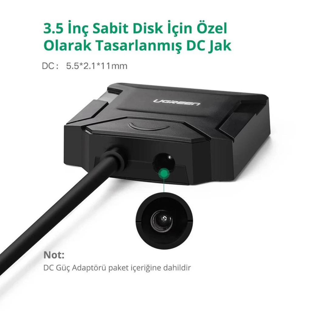 Ugreen Usb 3.0 Sata Iıı Dönüştürücü Adaptör Ugreen Usb 3.0 Sata Iıı Dönüştürücü Adaptör