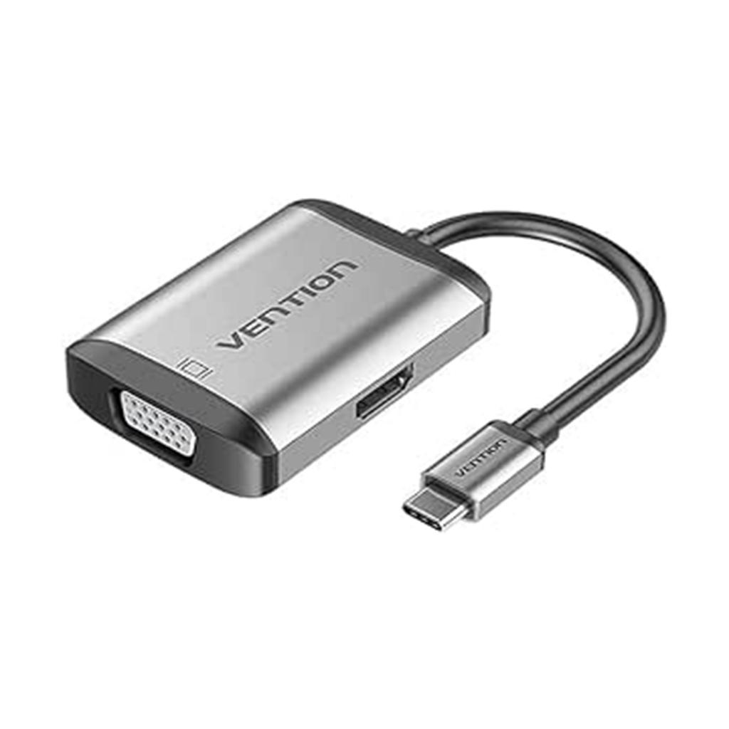 Vention 4`ü 1 Arada Tip C Hdmi Vga Çevirici USB 3.0 Vention 4`ü 1 Arada Tip C Hdmi Vga Çevirici USB 3.0