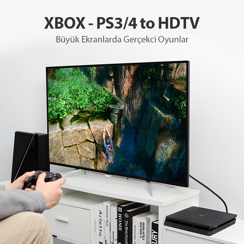 Vention 8m Hdmi Kablo Full Hd Görüntü 4K Premium Vention 8m Hdmi Kablo Full Hd Görüntü 4K Premium